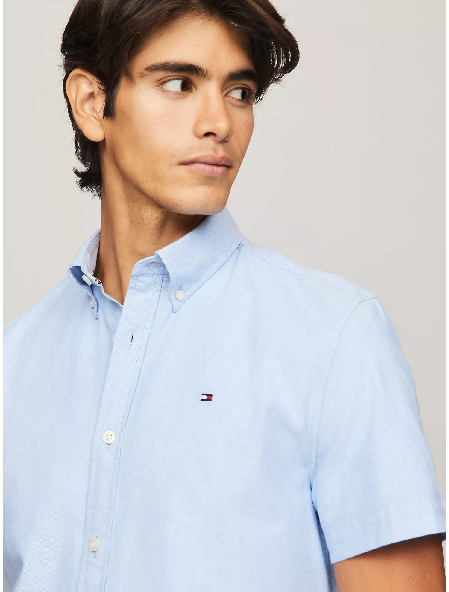 CAMISA MANGA CORTA CELESTE TOMMY HILFIGER