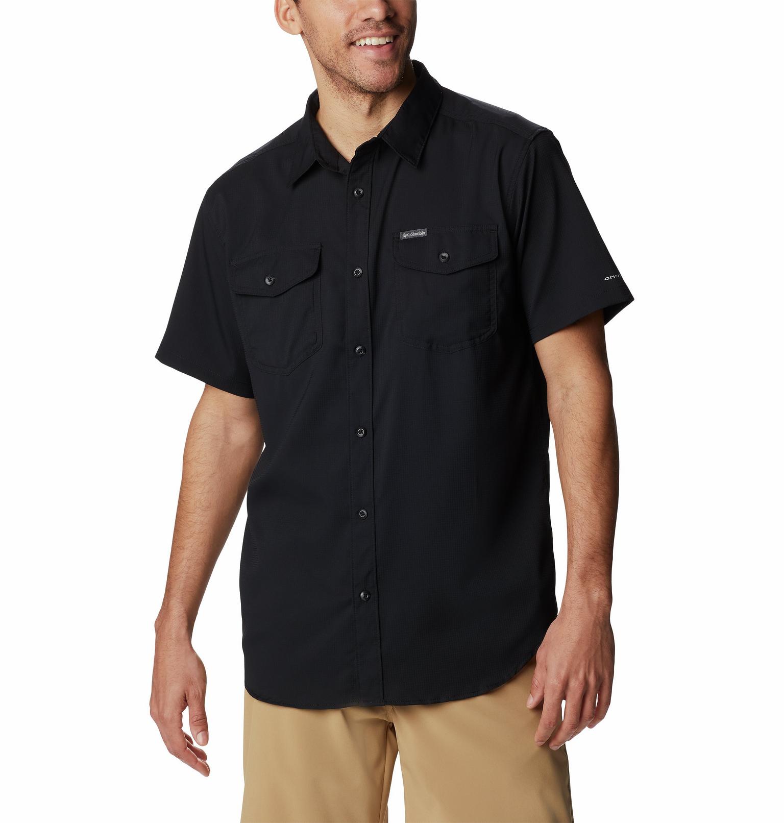 CAMISA COLUMBIA UTILIZER ll NEGRO