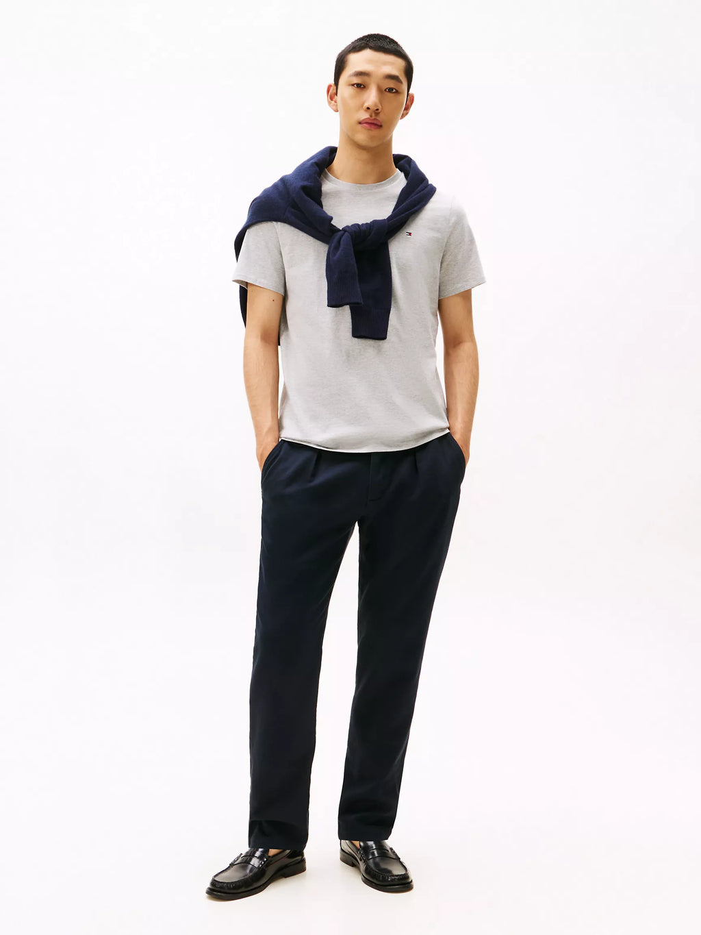 POLO BASICO GRIS TOMMY HILFIGER