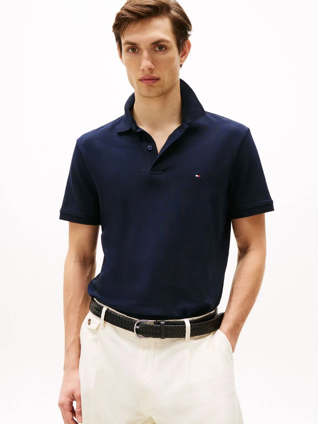 POLO CAMISERO AZUL TOMMY HILFIGER