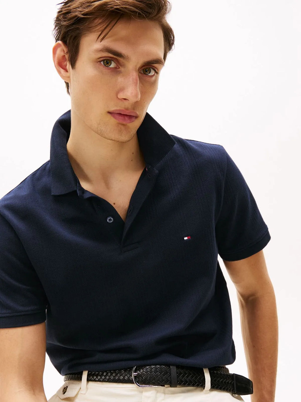 POLO CAMISERO AZUL TOMMY HILFIGER