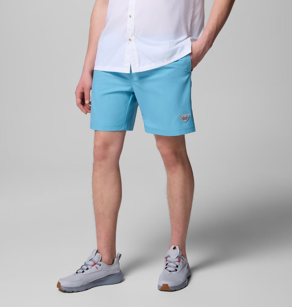 ROPA DE BAÑO COLUMBIA PFG CELESTE