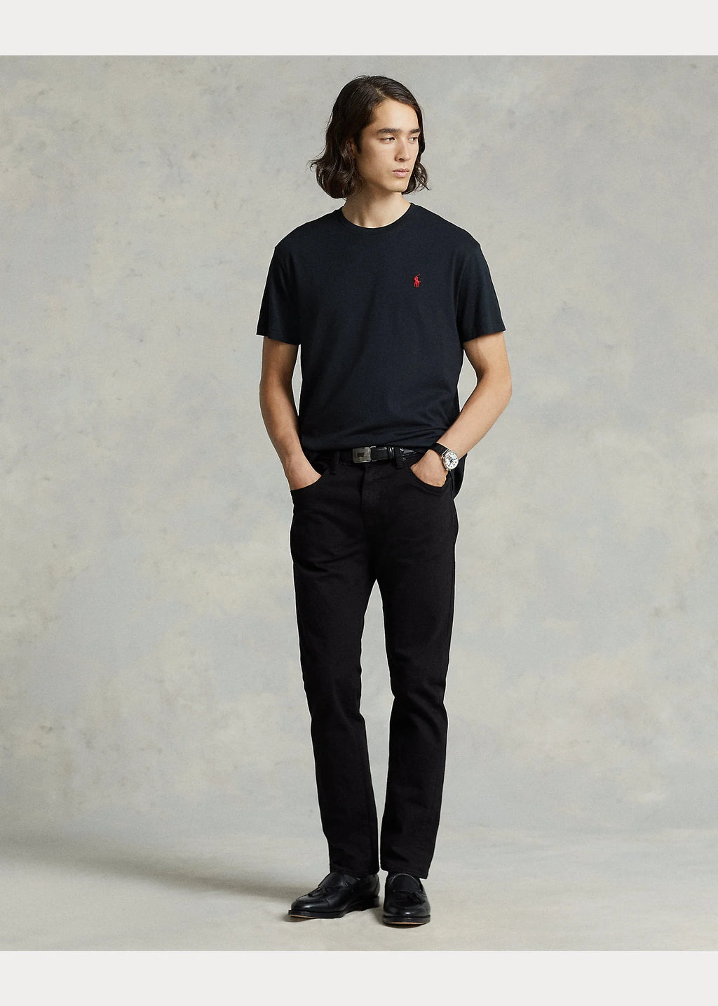Camiseta Básica Polo Ralph Lauren Negro