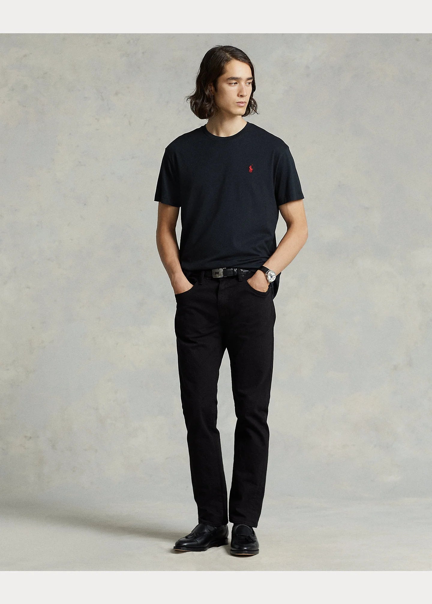 Camiseta Básica Polo Ralph Lauren Negro