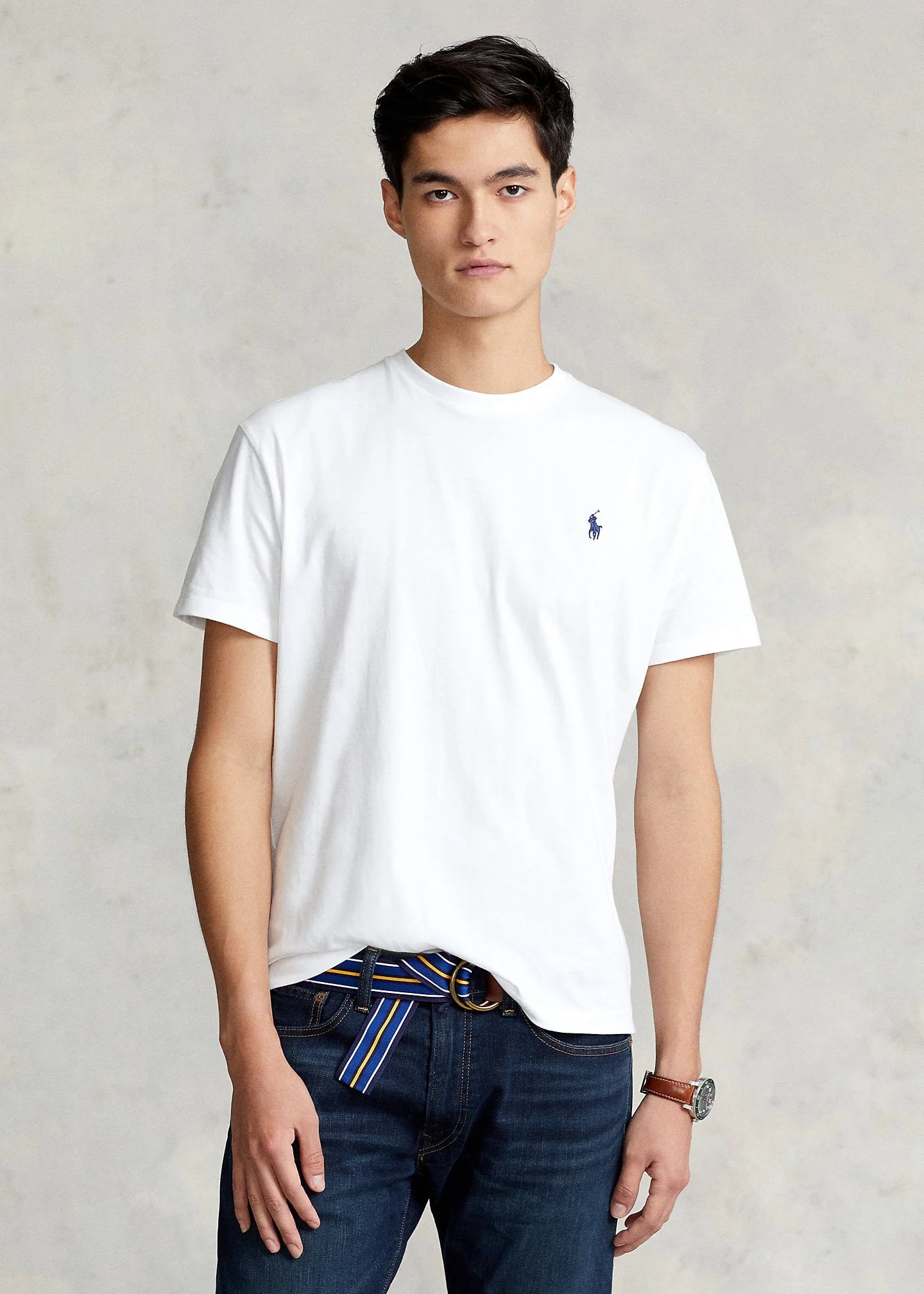 Camiseta Básica Polo Ralph Lauren Blanco