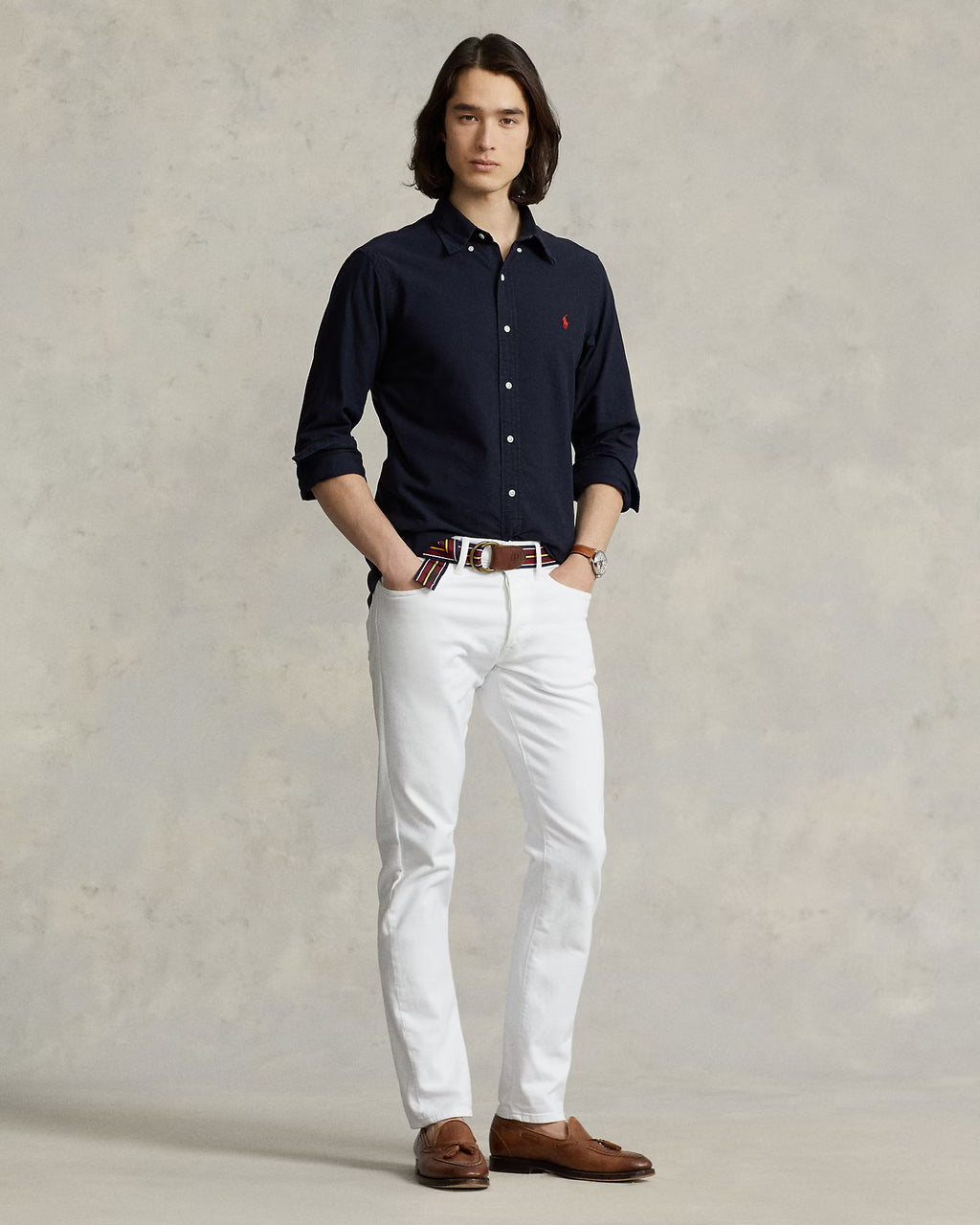 CAMISA POLO RALPH LAUREN AZUL