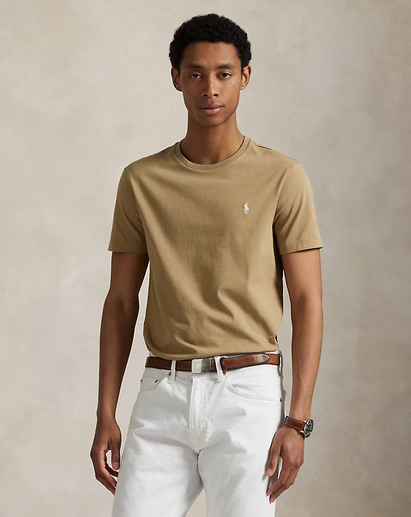 Camiseta Básica Polo Ralph Lauren Beige