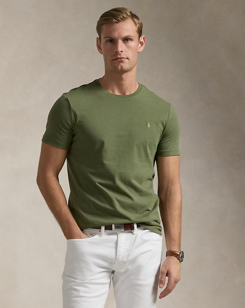 Camiseta Básica Polo Ralph Lauren Verde Oliva